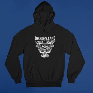 Josh Holland Band Hoodie with Guns and Skull